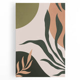 Bohemian Wall Art | Artistic Boho Chic Canvas | Eclectic Plant Print
