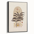 Bohemian Wall Art | Eclectic Sun and Plant Print | Boho Chic Decor