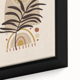 Bohemian Wall Art | Eclectic Sun and Plant Print | Boho Chic Decor