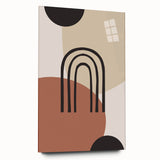 Bohemian Wall Art | Minimalist Arch Print | Modern Boho Decor Canvas