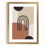 Bohemian Wall Art | Minimalist Arch Print | Modern Boho Decor Canvas