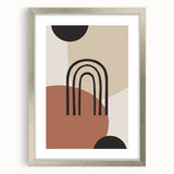 Bohemian Wall Art | Minimalist Arch Print | Modern Boho Decor Canvas