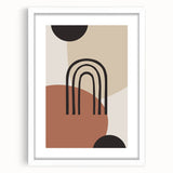Bohemian Wall Art | Minimalist Arch Print | Modern Boho Decor Canvas