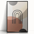 Bohemian Wall Art | Minimalist Arch Print | Modern Boho Decor Canvas