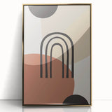 Bohemian Wall Art | Minimalist Arch Print | Modern Boho Decor Canvas