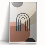 Bohemian Wall Art | Minimalist Arch Print | Modern Boho Decor Canvas