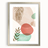 Bohemian Wall Art | Abstract Nature Print | Boho Chic Decor Canvas