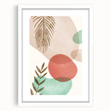 Bohemian Wall Art | Abstract Nature Print | Boho Chic Decor Canvas