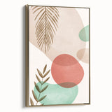 Bohemian Wall Art | Abstract Nature Print | Boho Chic Decor Canvas