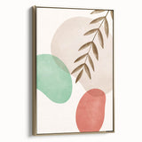 Bohemian Wall Art | Modern Abstract Nature Print | Boho Chic Canvas