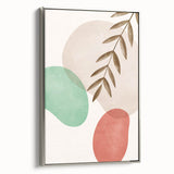 Bohemian Wall Art | Modern Abstract Nature Print | Boho Chic Canvas