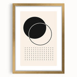 Boho Wall Art | Minimalist Geometric Print | Modern Bohemian Canvas