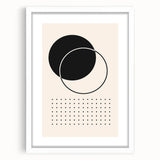 Boho Wall Art | Minimalist Geometric Print | Modern Bohemian Canvas