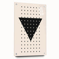 Boho Wall Art | Geometric Triangle Print | Modern Minimalist Canvas