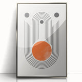 Boho Wall Art | Abstract Geometric Arch Design | Modern Boho Canvas