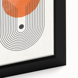 Boho Wall Art | Geometric Arch and Circle Print | Modern Boho Canvas