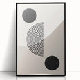Boho Wall Art | Minimalist Geometric Circles Print | Modern Boho Decor