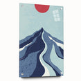 Bohemian Wall Art - Bold Mountain Landscape Boho Chic Canvas Print