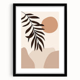 Bohemian Wall Art - Minimalist Nature-Inspired Boho Canvas Decor