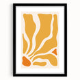 Bohemian Wall Art - Abstract Yellow and Orange Boho Chic Canvas Print