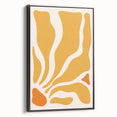 Bohemian Wall Art - Abstract Yellow and Orange Boho Chic Canvas Print