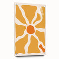 Bohemian Wall Art - Bold Yellow and Orange Abstract Boho Canvas Print