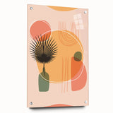 Boho Wall Art - Abstract Sunset and Nature-Inspired Bohemian Canvas Print