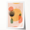 Boho Wall Art - Abstract Sunset and Nature-Inspired Bohemian Canvas Print