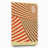 Bohemian Wall Art - Aesthetic Boho Decor Canvas with Eclectic Stripes
