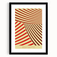 Bohemian Wall Art - Aesthetic Boho Decor Canvas with Eclectic Stripes