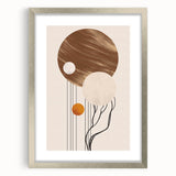 Artistic Bohemian Wall Art | Eclectic Boho Decor Canvas for Chic Interiors