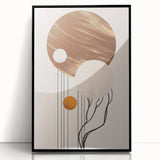 Artistic Bohemian Wall Art | Eclectic Boho Decor Canvas for Chic Interiors