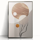 Artistic Bohemian Wall Art | Eclectic Boho Decor Canvas for Chic Interiors