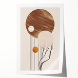 Artistic Bohemian Wall Art | Eclectic Boho Decor Canvas for Chic Interiors
