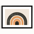 Boho Wall Art - Minimalist Geometric Arch Bohemian Canvas Decor