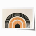 Boho Wall Art - Minimalist Geometric Arch Bohemian Canvas Decor