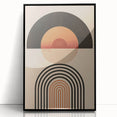 Geometric Bohemian Wall Art | Eclectic Boho Decor Canvas for Modern Homes