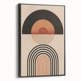 Geometric Bohemian Wall Art | Eclectic Boho Decor Canvas for Modern Homes