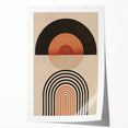 Geometric Bohemian Wall Art | Eclectic Boho Decor Canvas for Modern Homes
