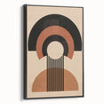 Bold Bohemian Wall Art | Geometric Boho Decor Canvas for Chic Spaces