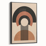 Bold Bohemian Wall Art | Geometric Boho Decor Canvas for Chic Spaces