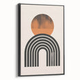 Minimalist Bohemian Wall Art | Geometric Boho Decor Canvas for Modern Homes