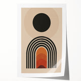 Modern Bohemian Wall Art | Geometric Boho Decor Canvas for Vibrant Spaces