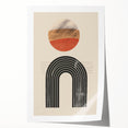 Bohemian Wall Art | Eclectic Boho Decor Canvas | Artistic Arch Design