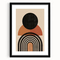 Bohemian Wall Art | Eclectic Boho Decor Canvas | Geometric Circle Design