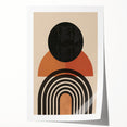 Bohemian Wall Art | Eclectic Boho Decor Canvas | Geometric Circle Design