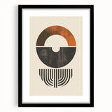 Boho Chic Wall Art | Artistic Bohemian Style | Geometric Circle Design