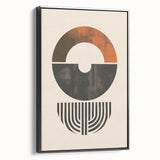 Boho Chic Wall Art | Artistic Bohemian Style | Geometric Circle Design