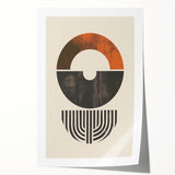 Boho Chic Wall Art | Artistic Bohemian Style | Geometric Circle Design
