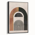 Bohemian Wall Art | Eclectic Boho Decor Canvas | Abstract Arch Design
